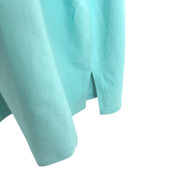 Eileen Fisher V-Neck K/L Dress 1X Stretch Jersey Organic Cotton Blend NWT DR1763 - Picture 5 of 11